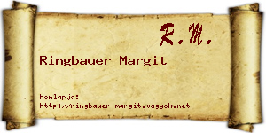 Ringbauer Margit névjegykártya